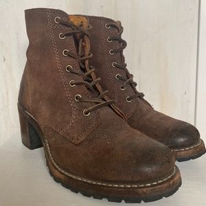 Frye Women's Ankle Boots, Dark Brown, Size 7.5